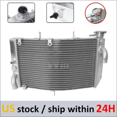 Radiator For 2001-2006 Honda CBR600 F4i All Aluminum Foto 1 de 4