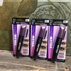 Revlon Volumizing Mascara 903 Blackened Brown 0.30 oz#901/Blackened Black /3 Pc - Picture 1 of 4