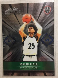 2022 Wild Card Alumination Malik Hall 5 Point Stripe Card Redemption - Picture 1 of 2