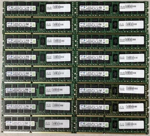 16x SAMSUNG 8GB 2RX4 PC3L-12800R ECC REG SERVER MEMORY RAM M393B1K70DH0-YK0 - Picture 1 of 3