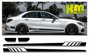 Mercedes C63 Edition 1 Style Side Stripe Door Graphics - C Class / W205 - Picture 1 of 1