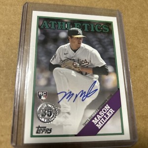 2023 Topps Update Baseball Mason Miller 35th Anniversary Auto 