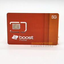⭐ Brand New ⭐ Boost Mobile⚡5G SIM Card Triple Cut
