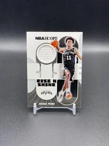 Joshua Primo 2021-22 Panini NBA Hoops #RS-JP Rise N Shine Patch Rookie RC Spurs - Picture 1 of 3
