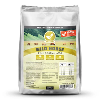 Natural - Wild Horse mit Pferd - 1 kg - Hundefutter - Bild 1 von 4