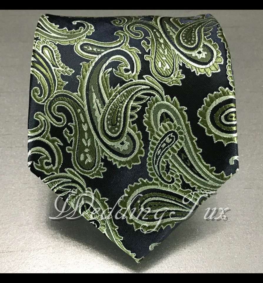LIQUIDACIÓN HOMBRE PAISLEY MICROFIBRA AUTOATADO CUELLO CORBATA FORMAL FIESTA BODA PROM Foto 1 de 1