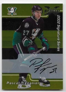 01/02 BAP SIGNATURE SERIES 'BUYBACK' GOLD AUTOGRAPH Pascal Trepanier #87 - Imagen 1 de 1