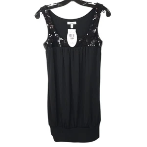 Speechless Mini Dress Womens Size M Sequined Top Party Cocktail Banded Bottom - Picture 1 of 19