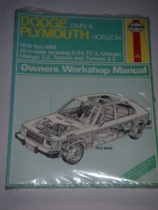 Haynes - Owners Workshop Manual - Dodge Omni & Plymouth Horizon - 1978 - 1984 - Picture 1 of 3