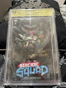 CBCS 9.8 SUICIDE SQUAD #1 EXKLUSIVE VARIANTE Zeuge signiert von Ryan Brown - Bild 1 von 3