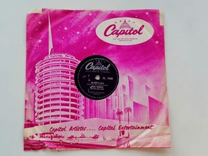 GENE VINCENT 1958 UK 78 BE-BOP-A-HULA CAPITOL CL.14599 - Imagen 1 de 6