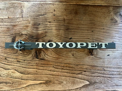 Nuevo de Lote Antiguo Toyopet Toyota RT40 Emblema Insignia Parrilla Delantera Piezas Genuinas JAPÓN Foto 1 de 4