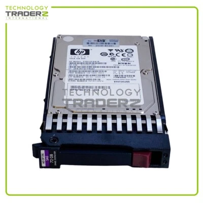 512545-B21 HP 72GB 15K SAS 6Gbps DP 2.5" Hard Drive **Pulled** - Image 1 of 3
