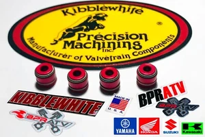 TRX400EX 400EX 400X XR400 Kibblewhite Viton Valve Stem Seals Seal Set of 4 Four - Picture 1 of 24