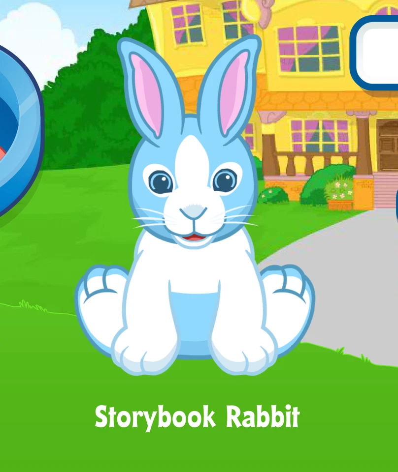 Webkinz Storybook Rabbit Virtual Adoption Code Only Messaged Blue Bunny Seasonal - Image 1 of 1
