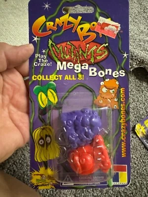 Lot #16 Crazy Bones Mutants Mega Bones NIB 1999 - Image 1 of 2