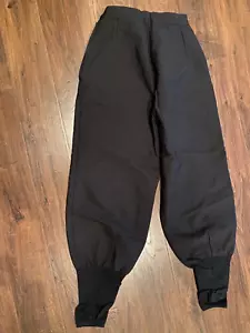 Vintage BOGNER Womens Ski Snow Pants BLACK Snowboard Stirrups USA! 8/27” waist - Picture 1 of 9
