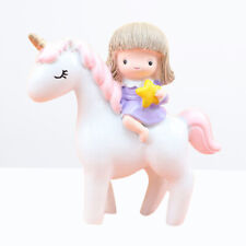  Mini Figurine Cartoon Animal Statue Unicorn Desktop Ornament
