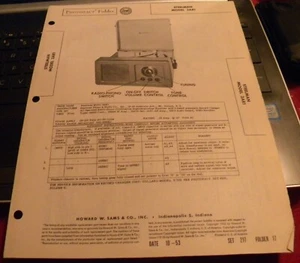 STEELMAN AM RECEIVER WITH RECORD CHANGER MODEL: 3AR1 (SAMS PHOTOFACT 217-17) - Imagen 1 de 1