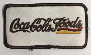 Coca-Cola Foods Uniform oder Sammler Patch - dunkelbraune Variante - selten - Bild 1 von 3