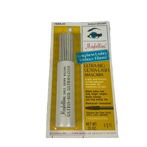 Vintage Maybelline Ultra-Big Ultra-Lash Mascara Sable Brown 150ML-02 1960's NOS - Picture 1 of 5