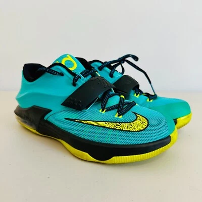 ZAPATOS DEPORTIVOS DE BALONCESTO NIKE KD 7 UPRISING VERDE AZULADO HYPER JADE 669942-302 6,5Y Foto 1 de 4
