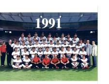 1991 ANAHEIM ANGELS 8X10 TEAM PHOTO BASEBALL CALIFORNIA USA HOF