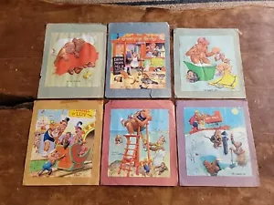 Campioni venditore stampa calendario antropomorfo legno Lawson vintage anni '50 - Foto 1 di 7