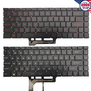 Genuine US Backlit Keyboard for MSI GF63 GF63 8RC 8RD GF63 8RD 9SC - Picture 1 of 9