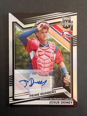2022 Elite Extra Prime /185 Josue Demey #178 - 50% off 5 or more under $5 - Image 1 of 2
