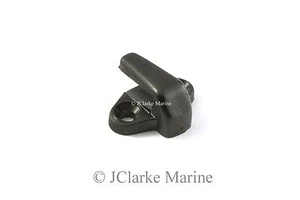 Gancho de cordones de nailon negro perfecto para cordón de choque bungee cubierta de dosel kayak canoa - Imagen 1 de 3