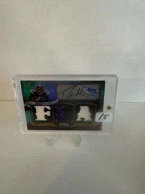 2009 Triple Threads Percy Harvin Player Worn Patch Auto 1/5 - Image 1 of 2