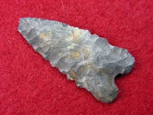 COSHOCTON LAKE ERIE 1-1/2" OHIO Authentic Indian Artifacts - Picture 1 of 10