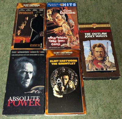 Unforgiven Any Which Way You Can Outlaw Josey Wales Gauntlet Absolute Power VHS - Image 1 of 4