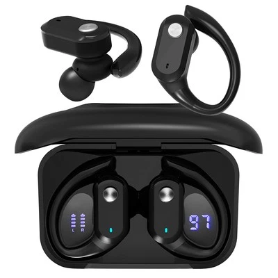 Wireless Bluetooth Headphones Ear Buds Playback Sport Over-Ear Waterproof Earbud - Image 1 of 4