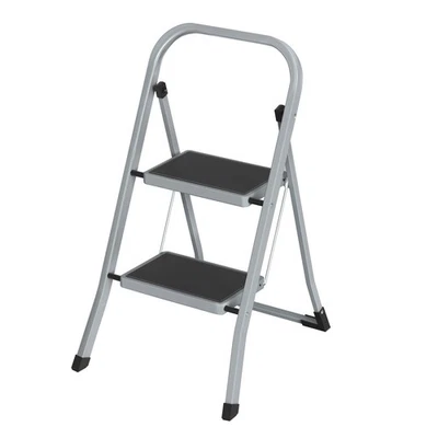 Klapptritt - silber - 2 Stufen - 82 cm - Bild 1 von 3