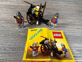 Vintage Lego Legoland 6012-1 Siege Cart Complete 1986 Castle Lion Knights