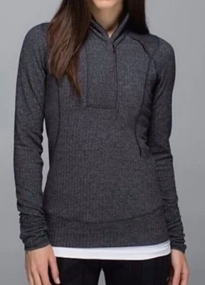Pullover Lululemon Rest Less espiga talla 6 GRIS ¡EXCELENTE!  PRECIOSO REGALO! Foto 1 de 4