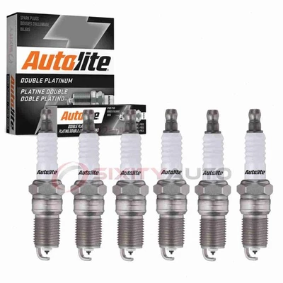 6 bujías Autolite doble platino para Chevrolet Beretta 1996 3,1 L V6 xy Foto 1 de 4