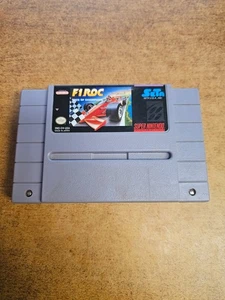 F1 ROC (RACE OF CHAMPIONS)- SNES (TESTED)(NEW BATTERY) - Picture 1 of 3