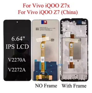 LCD Display Touch Screen For Vivo IQOO Z7 (China) V2270A IQOO Z7x V2272A W/Frame - Picture 1 of 1