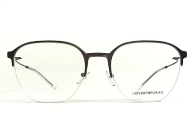 Monturas para gafas Emporio Armani EA1160 3003 Gunmetal cuadrado medio borde 56-20-145 Foto 1 de 4