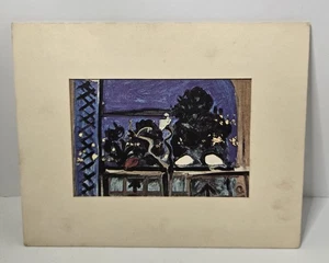 Pablo Picasso 1960 Palomas Perca Litografía Impresión Litografía Vintage - Imagen 1 de 8