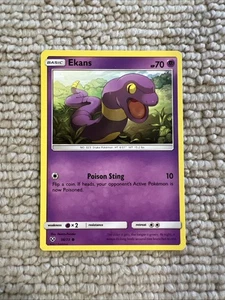 Ekans 36/73 Shining Legends Regular -Pokemon Card  - Picture 1 of 1