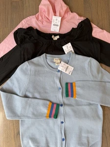 Crewcuts Girls Tops Set Of 3, Long Sleeve, NWT, 8Yr - Picture 1 of 14