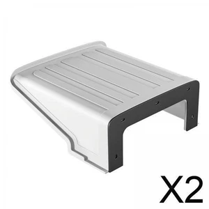 2 Security Camera Cover Shield Sun Rain Shade Waterproof - Picture 1 of 7