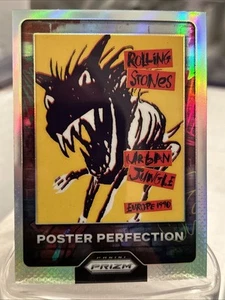 2025 Prizm Rolling Stones Poster Perfection Urban Jungle Europe Silver Prizm - Picture 1 of 2
