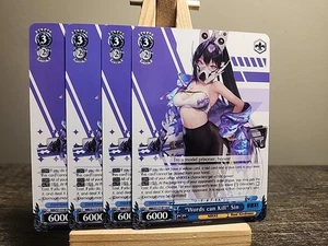 Weiss Schwarz: NIKKE - "Words can Kill" Sin - NIK/S117-E110 C 4x Playset - Picture 1 of 1