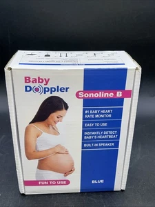 Sonoline B Baby Doppler Herzmonitor manuell Ultraschall blau NEU OVP geöffnet - Bild 1 von 3