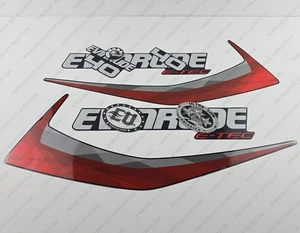 Evinrude 40 hp ETEC 2015-2016 outboard engine decals sticker set Blue Cowl - Picture 1 of 6
